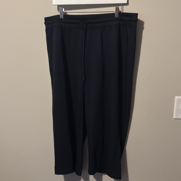 NWT J Jill Fit Athletic Pants Navy Blue XL Petitite Women Athlesiure Pockets Tie - Picture 5 of 11